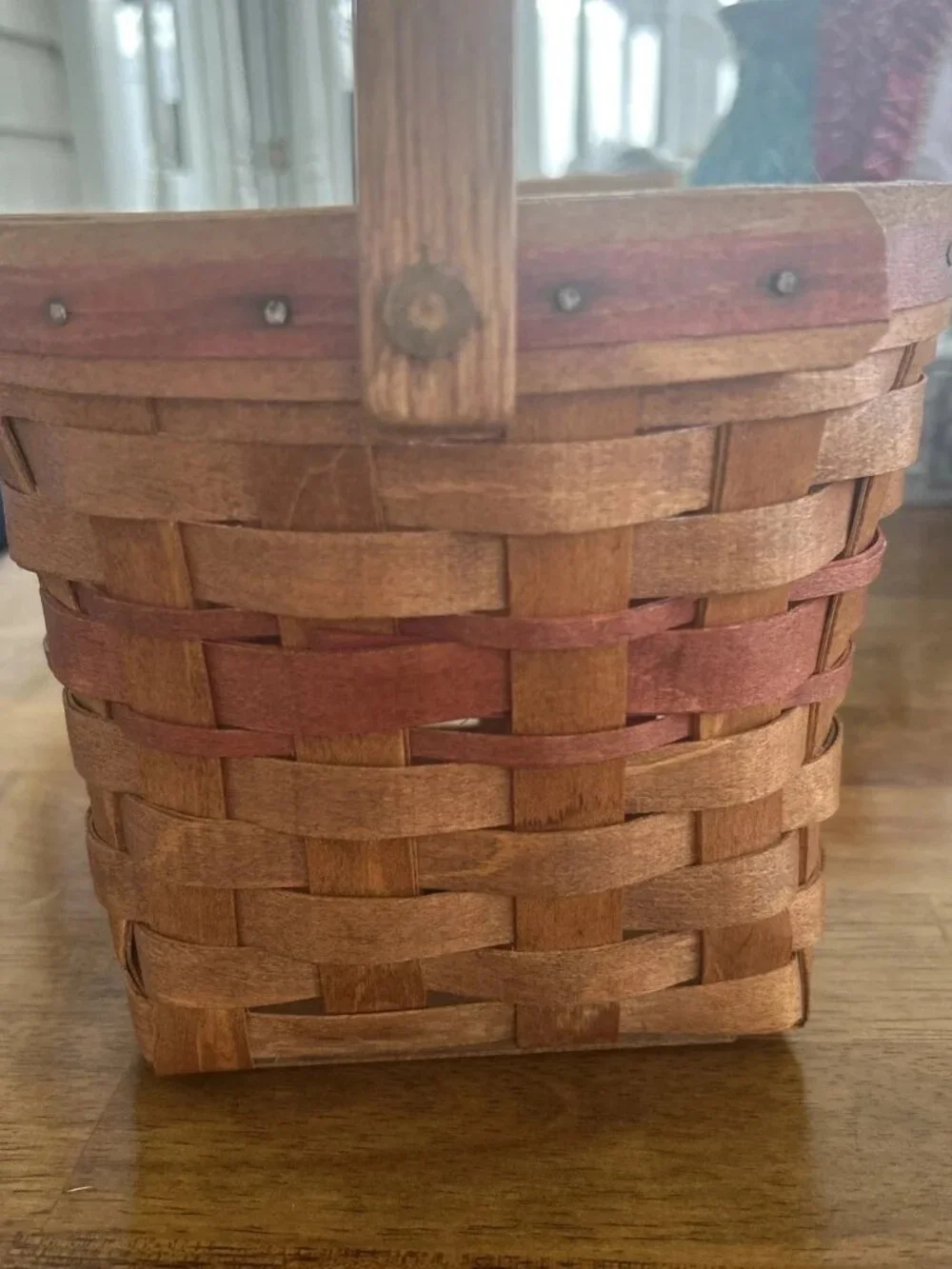 Longaberger Vintage 1988 Christmas Collection Poinsettia Basket